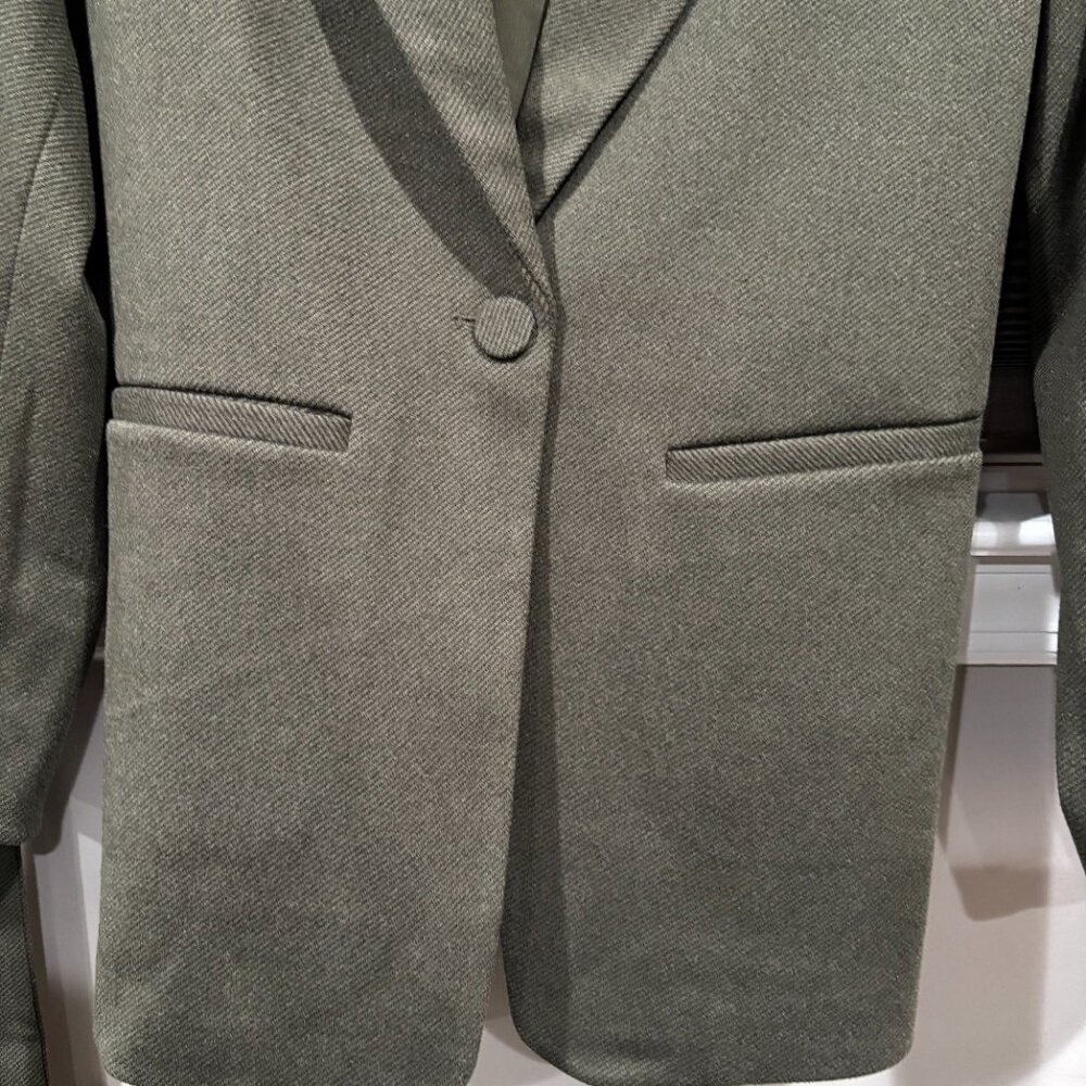 Good American Women Belted Structured Blazer SZ 3/4 L/XL - Picture 4 of 16